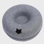 Ronde Katten Tunnel Nest - Comfortabel Vilt Bed en Speelhuisje
