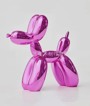 Glanzende Ballonhond Sculptuur - Stijlvolle Decoratie voor Huis & Kantoor