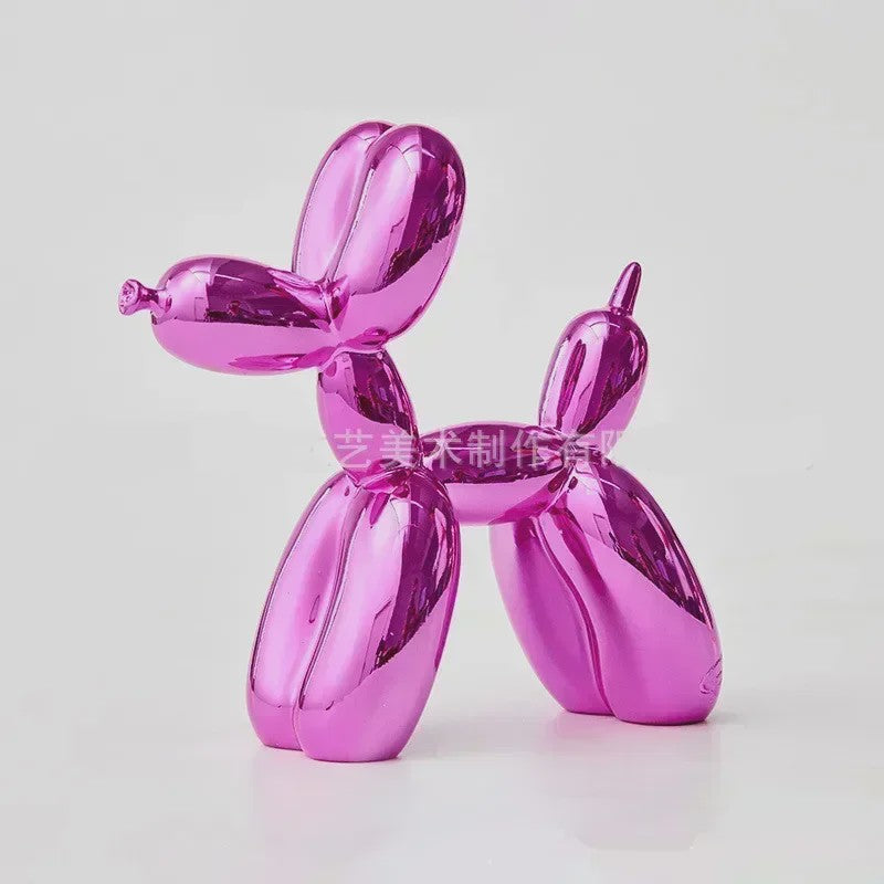 Glanzende Ballonhond Sculptuur - Stijlvolle Decoratie voor Huis & Kantoor