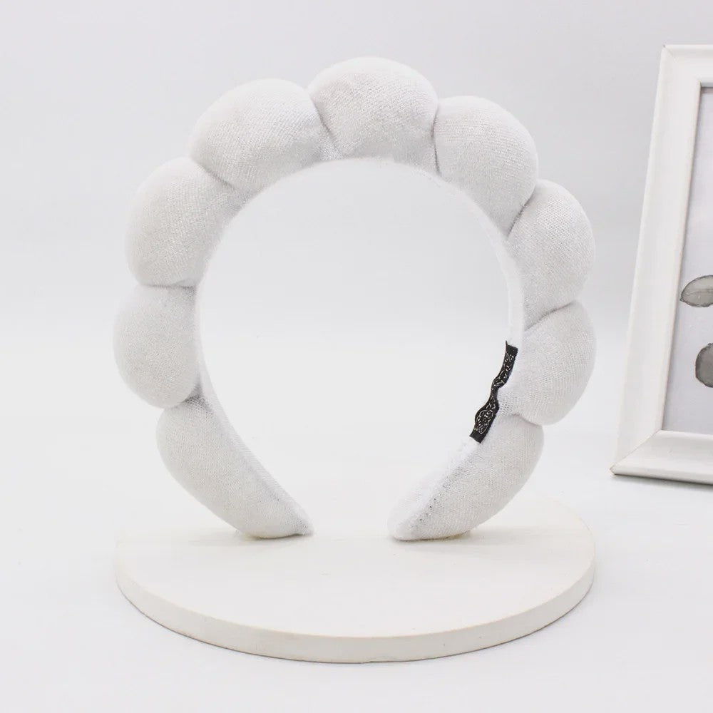 Luxe Velours Make-up Hoofdband - Comfortabel voor Gezichtswas & Huidverzorging