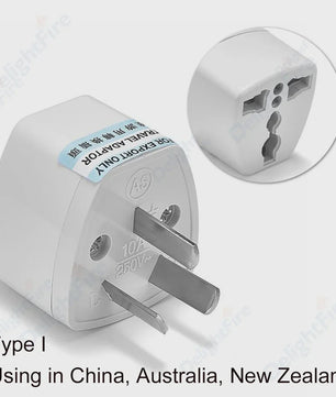 Universele Reisadapter AU/UK/US naar EU Type E/F - Stopcontact Omvormer