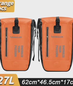 Waterdichte Fietstas 27L - Grote Capaciteit Achterdrager Bagage voor Fiets & E-bike