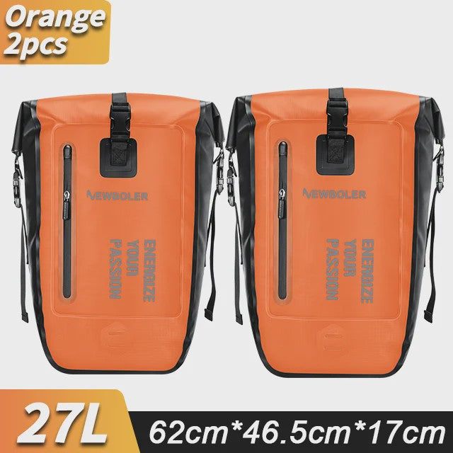 Waterdichte Fietstas 27L - Grote Capaciteit Achterdrager Bagage voor Fiets & E-bike