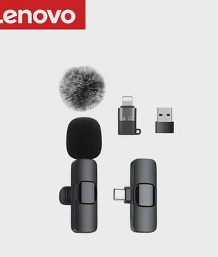 Draadloze Lavalier Microfoon - Mini Draagbaar voor iPhone & Android