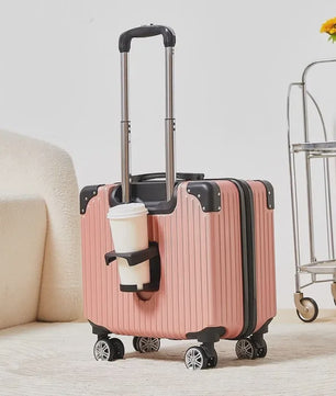 18-inch Trolley Koffer met Bekerhouder - Stijlvol en Praktisch Reisbagage