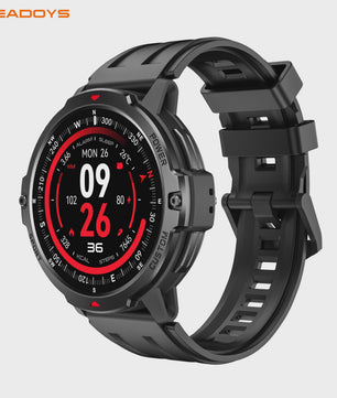 LEADOYS C31 GPS Smartwatch Heren - Outdoor Fitness, Zwemmen & Hardlopen met Hartslagmeter