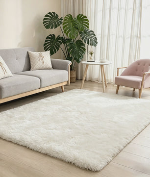 Superzacht Hoogpolig Vloerkleed - Pluizig & Luxueus voor Woonkamer, Slaapkamer & Kinderkamer