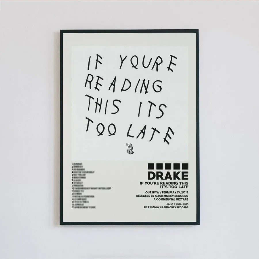 Drake Album Cover Posters - Canvas Muurdecoratie