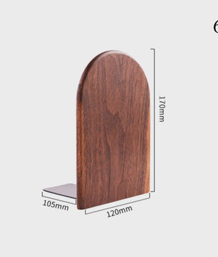Stijlvolle Houten Boekensteunen - Bureau Organizer & Boekhouder voor Thuis en Kantoor