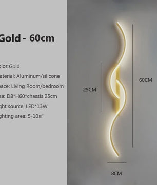 Moderne LED Wandlamp - Minimalistisch Design voor Slaapkamer, Woonkamer & Bedside