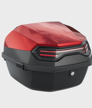 35L Motor Topkoffer - Robuuste ABS Motorbagage met Sluiting & Helmopslag