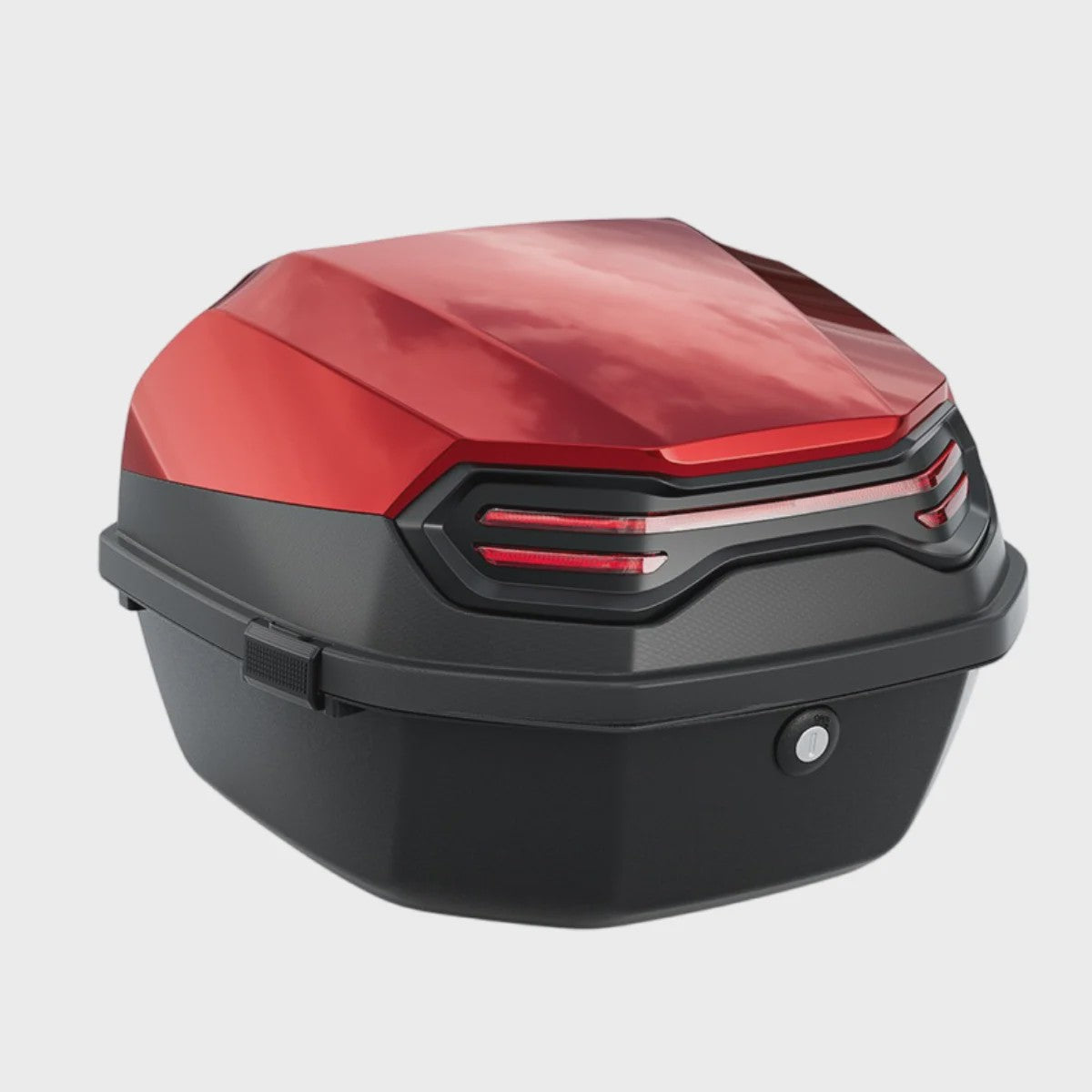 35L Motor Topkoffer - Robuuste ABS Motorbagage met Sluiting & Helmopslag