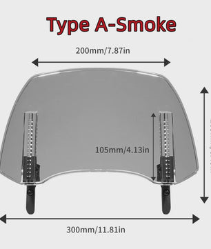 Universele Motor Windscherm Verlenging - Verstelbare Winddeflector voor BMW R1250GS, Honda, Suzuki