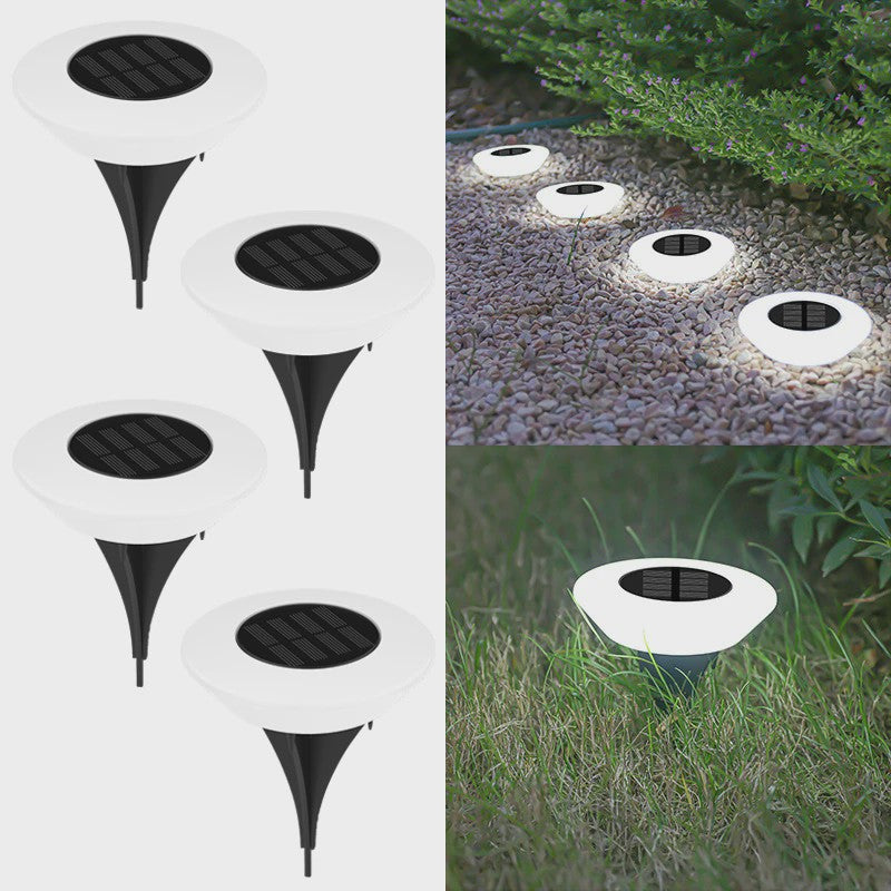 Set van 4 Solar Grondspots - Waterdichte LED Tuinverlichting voor Pad, Terras & Camping