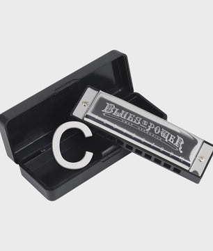 Professionele Diatonische Blues Harmonica - 10 Gaten, 20 Tonen, Inclusief Koffer