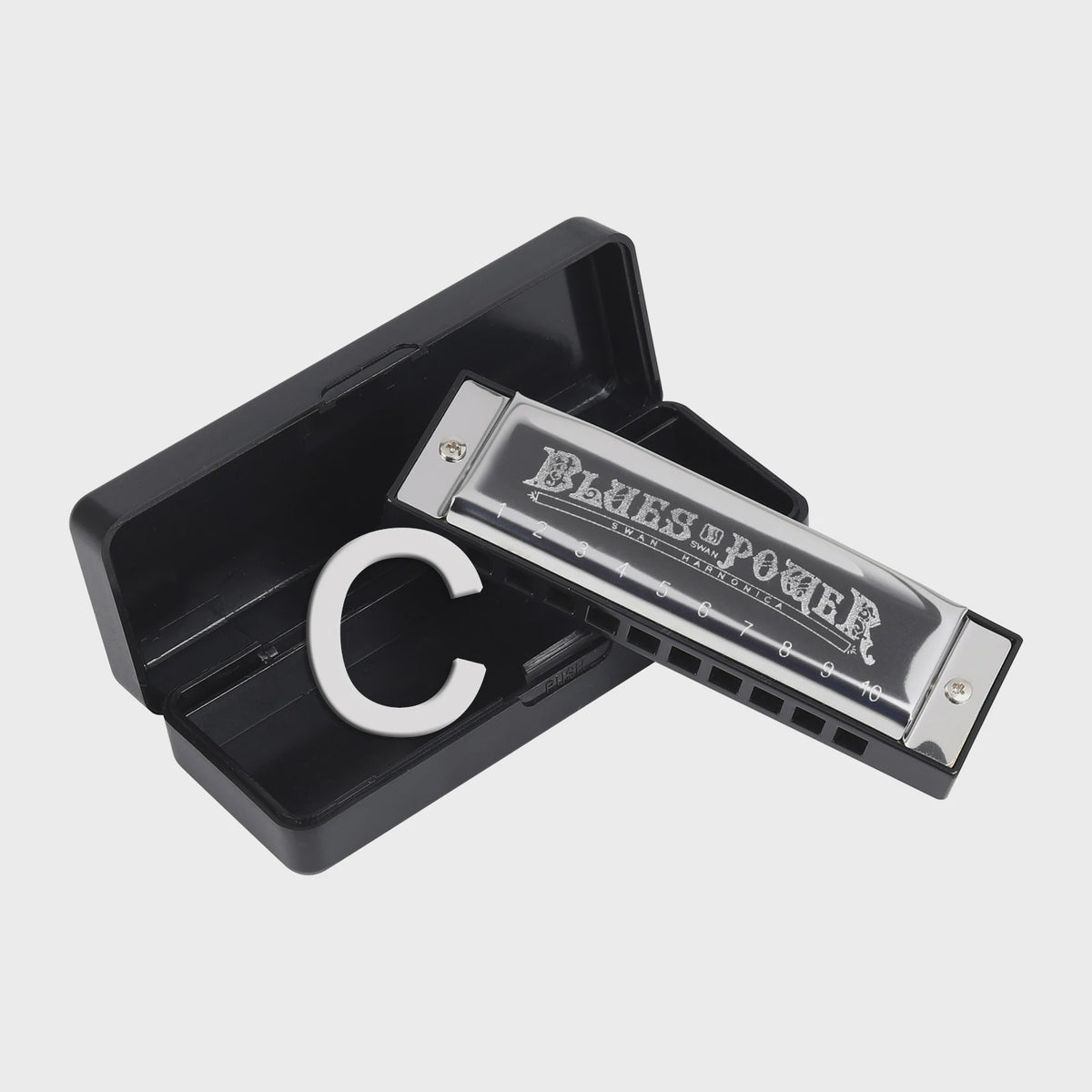 Professionele Diatonische Blues Harmonica - 10 Gaten, 20 Tonen, Inclusief Koffer