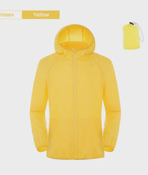 Unisex Waterdichte Outdoor Jas - Lichtgewicht Windjack met UV Bescherming