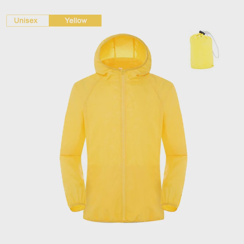Unisex Waterdichte Outdoor Jas - Lichtgewicht Windjack met UV Bescherming
