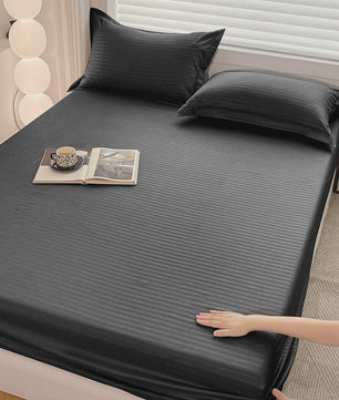 Zachte Hoeslaken met Elastische Band - Effen Kleur - 90-180x200cm