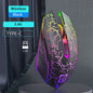Ergonomische RGB Gaming Muis - Draadloos (2.4G & Bluetooth), Stil, 1600DPI, voor Laptop & Tablet
