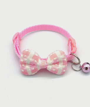 Verstelbare Katoenen Honden- en Kattenband met Strikje - Perfect voor Feestelijke Gelegenheden en Dagelijks Gebruik