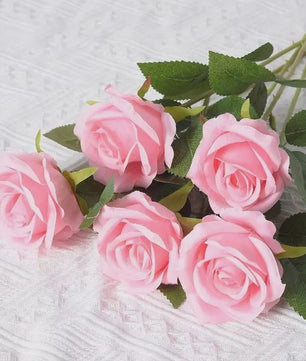 Kunst Rozen Takken - Realistische Kunstbloemen voor Bruiloft & Decoratie (1, 5, 10, 20 stuks)