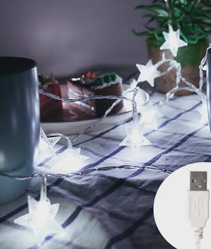 LED Sterren Lichtsnoer - Sfeervolle Verlichting voor Binnen & Buiten