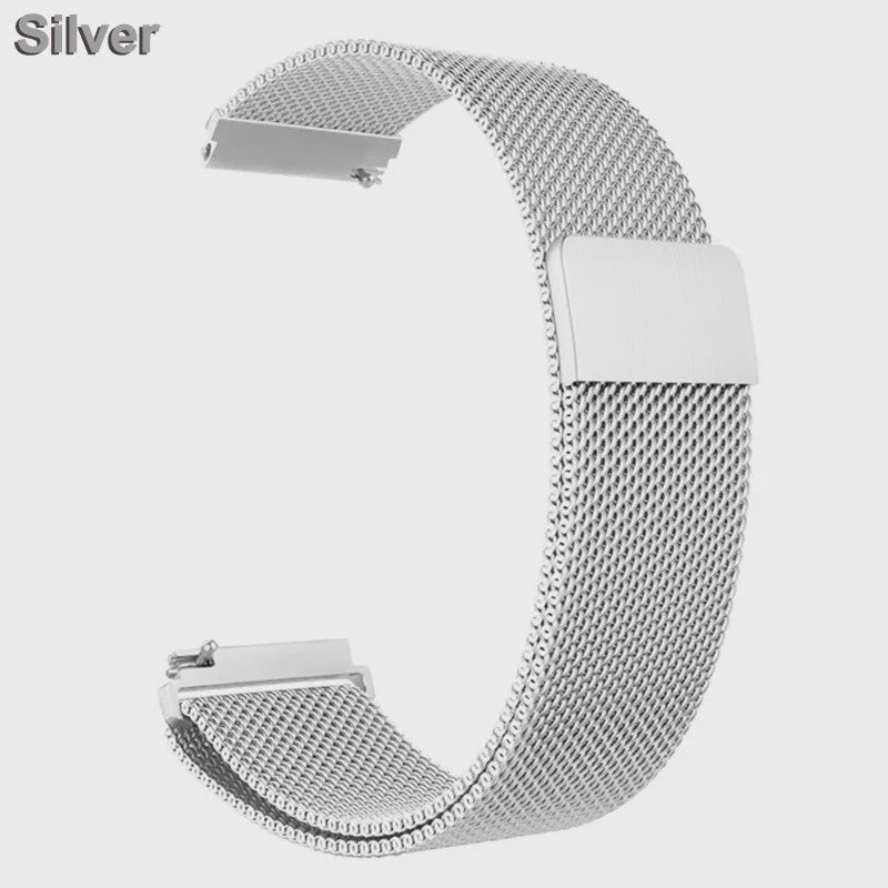 Milanese RVS Horlogeband 18mm 20mm 22mm voor Garmin Vivoactive Venu | Magnetische Sluiting
