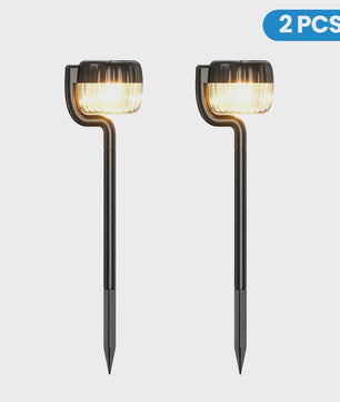2/4 Stuks Super Heldere LED Zonne-tuinverlichting - Waterdicht IP65 voor Pad, Gazon & Buiten Decoratie
