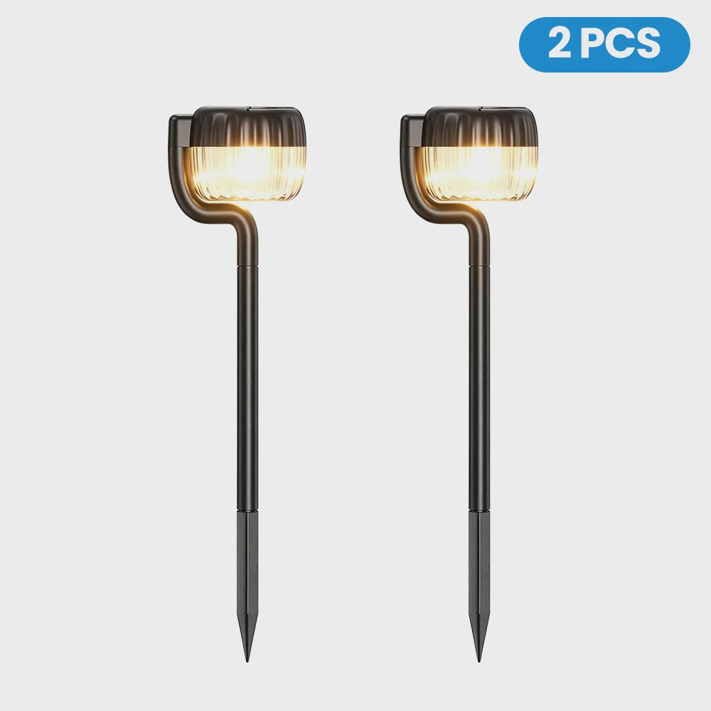 2/4 Stuks Super Heldere LED Zonne-tuinverlichting - Waterdicht IP65 voor Pad, Gazon & Buiten Decoratie