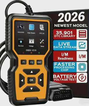 V519 Professionele OBD2 Scanner: Auto Diagnose Tool met Real-time Data & Foutcode Lezen/Wissen