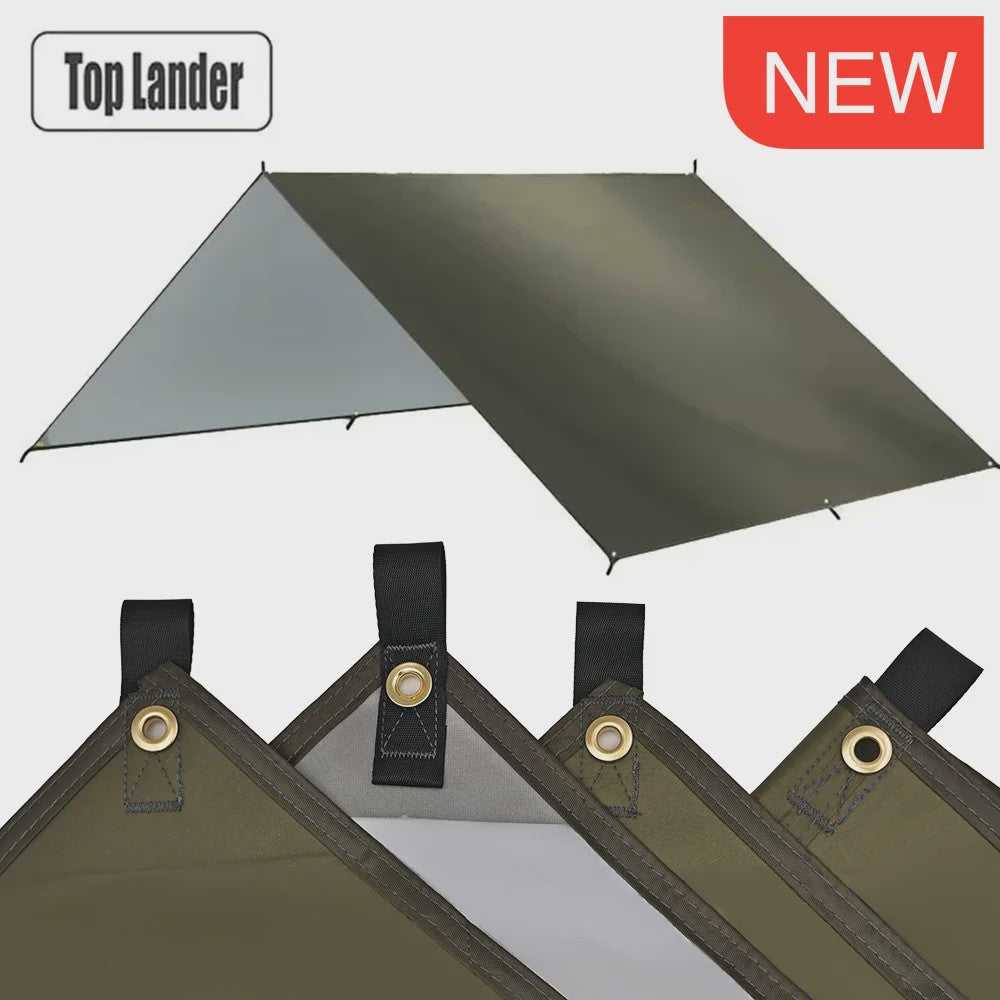 Waterdichte Camping Tarp - Ultralichte Zonwering & Schuilplek voor Outdoor Avonturen