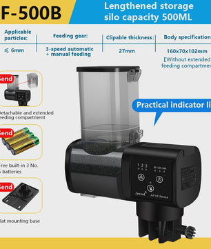 Jebao Jecod Automatische Aquarium Voederautomaat met Digitale Timer & Afstandsbediening