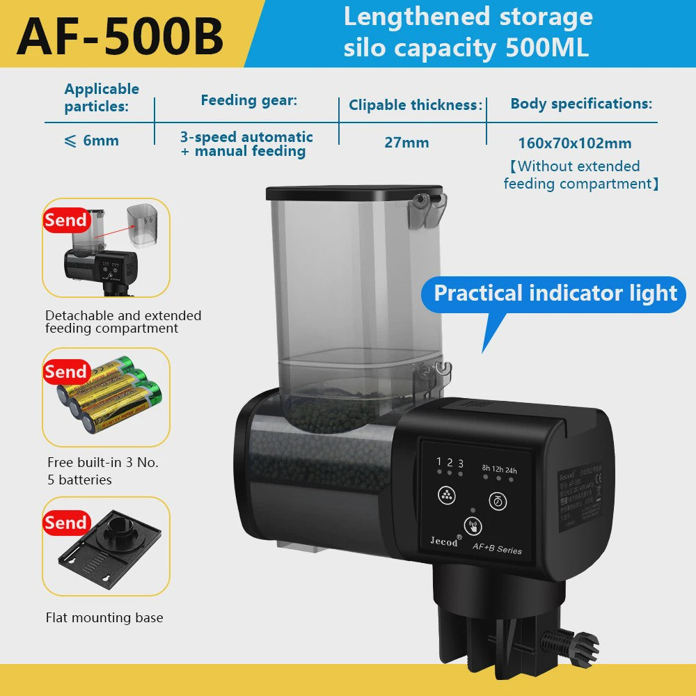 Jebao Jecod Automatische Aquarium Voederautomaat met Digitale Timer & Afstandsbediening