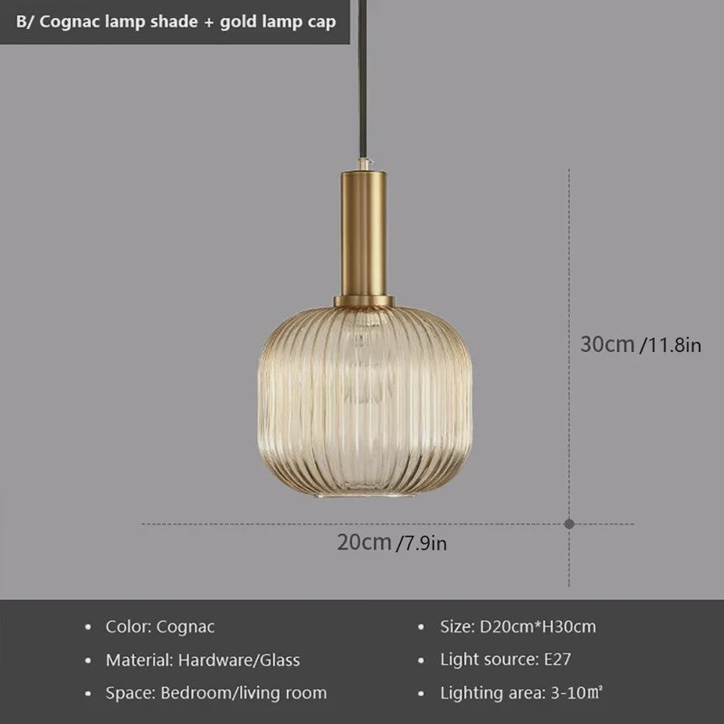 Glazen Hanglamp Smoke Grey E27 - Sfeervolle Verlichting voor Keuken, Eetkamer & Woonkamer
