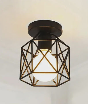 Industriële Vintage Hanglamp LED - Metalen Kooi Design voor Keuken, Woonkamer