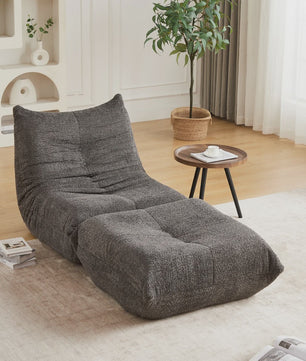 Moderne Chenille Togo Fauteuil - Comfortabele Lounge Stoel met Memory Foam