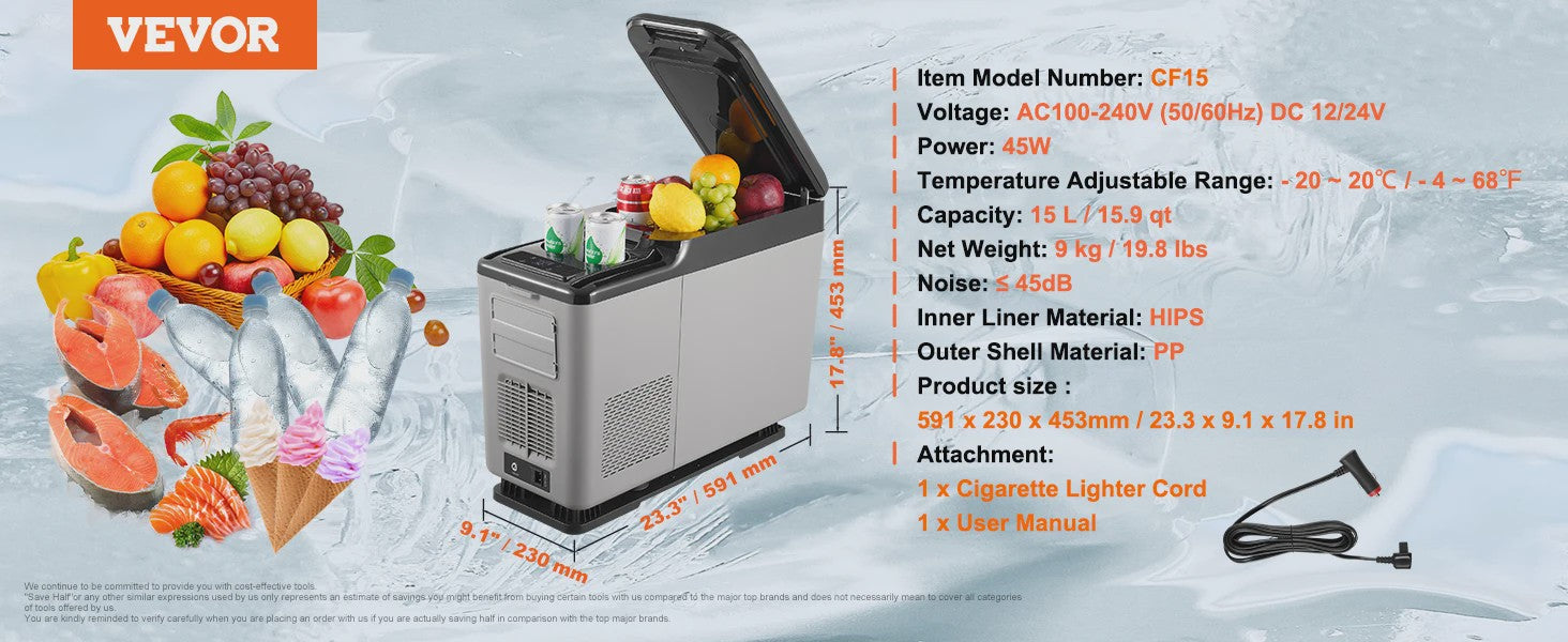 Draagbare Koelkast 8L-75L: Auto, Camping & Outdoor - Temperatuur Instelbaar
