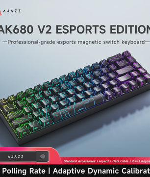 Ajazz AK680 V2 Gaming Toetsenbord: Magnetische Switches, 8K Polling Rate & RGB