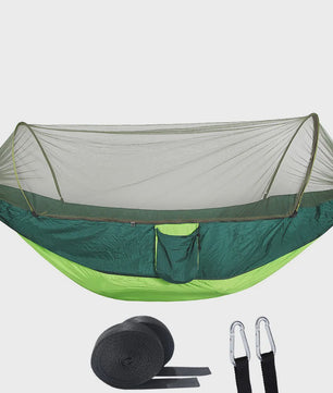2-in-1 Camping Hangmat met Muggennet - Ultralicht Parachute Nylon