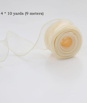 Luxe Chiffon & Organza Lint - Perfect voor Knutselen, Cadeauverpakking & Bruiloftsdecoratie
