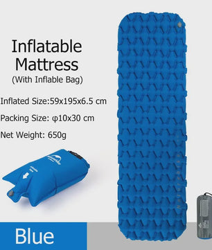 Naturehike Opblaasbaar Slaapmatje - Ultralicht & Compact Kampeerbed