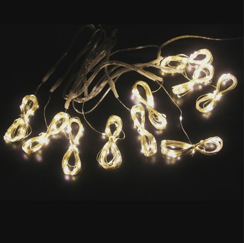 LED Gordijn Slinger Verlichting 3Mx1M/2M/3M - USB Fairy Lights met Afstandsbediening