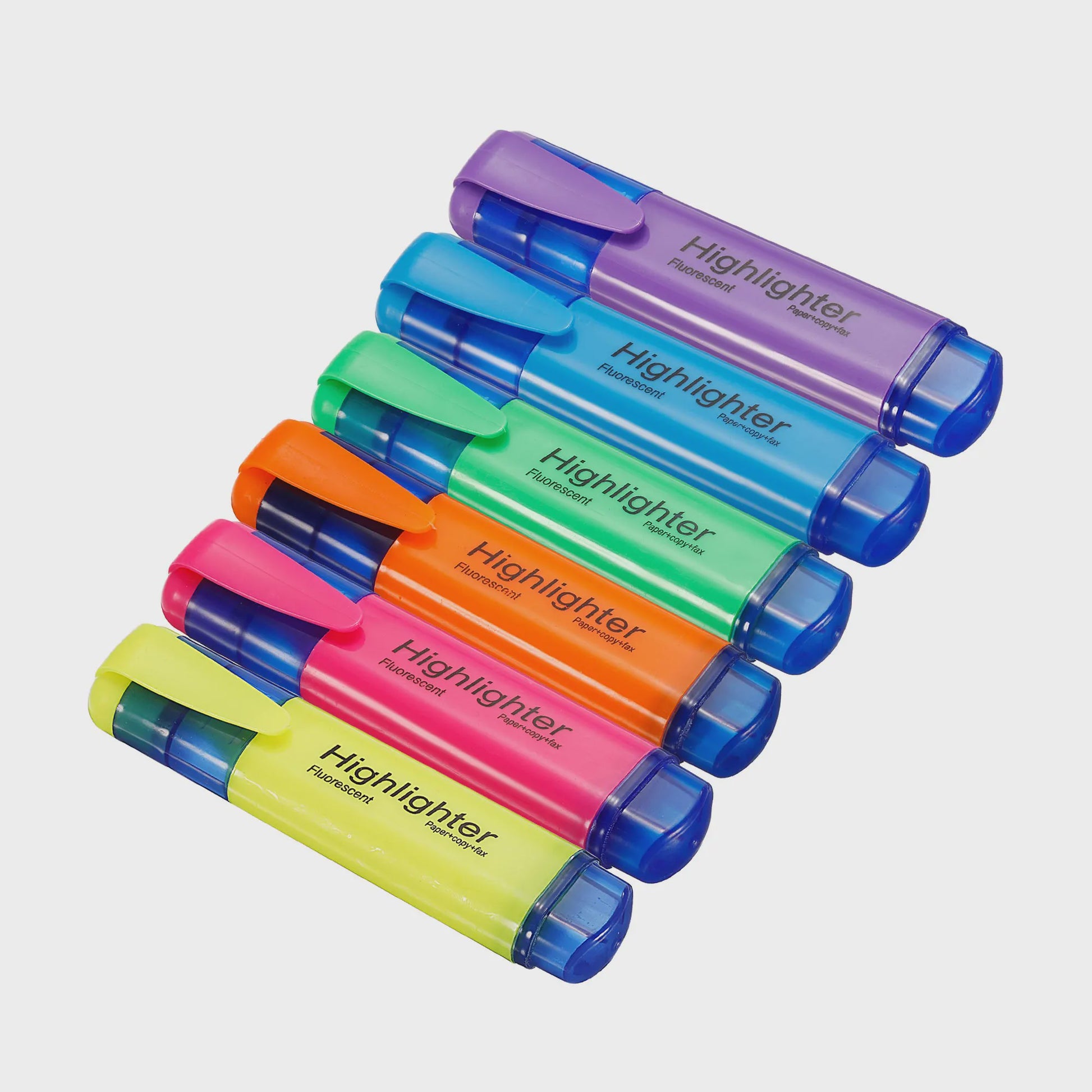 Set van 4 of 6 Fluorescerende Highlighters met Brede Stift - Ideaal voor Tekenen, Markeren en Kantoor