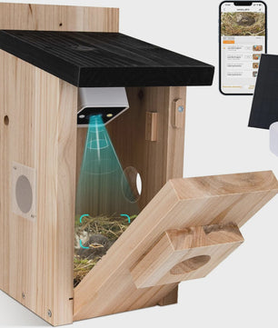 Slim Vogelhuisje met Camera: Slimme Nestkast met Bewegingsdetectie & App