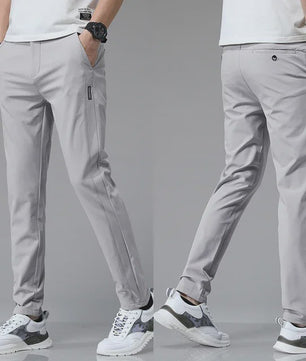Heren Stretch Slim Fit Casual Broek - Ademend & Comfortabel voor Golf en Sport
