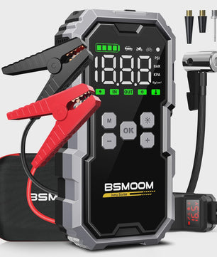 Krachtige 6000A Jump Starter met Compressor & 21800mAh Powerbank