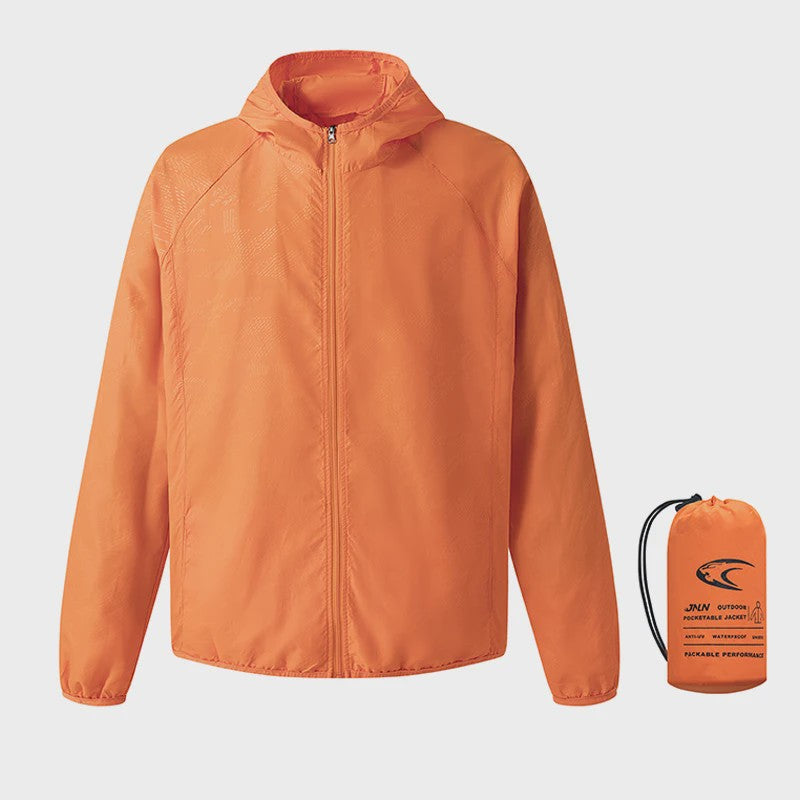 Unisex Waterdichte Outdoor Jas - Sneldrogend, Winddicht & Zonbescherming