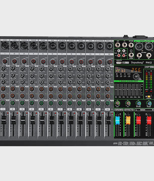 Depusheng PA Serie Audio Mixer Console: 6-16 Kanalen, USB, 48V Phantom Power & 256 DSP Effecten
