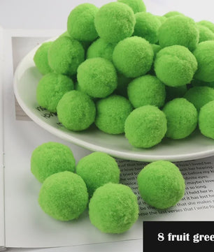 Mix van Zachte Pompoms (8-30mm) voor Knutselen, Decoratie & Speelgoed